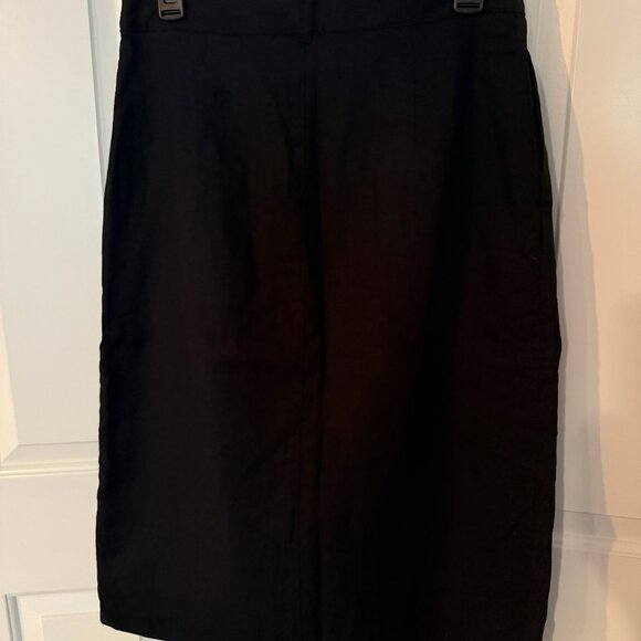 Banana Republic F - Linen Blend Black Skirt, size 6 - Picture 2 of 4